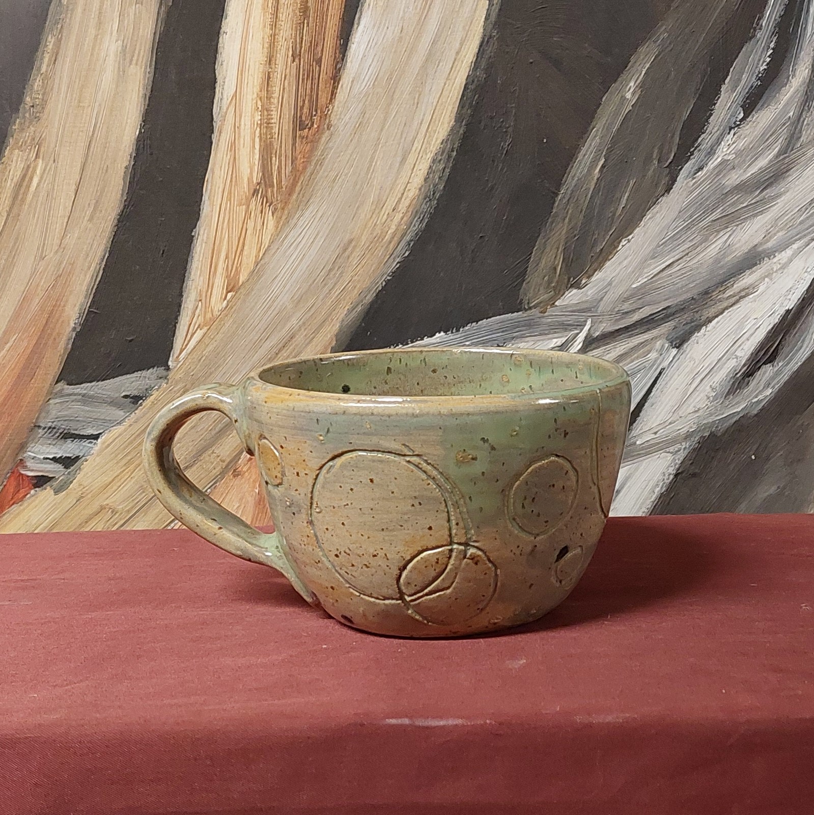 Vihreänkukertava muki