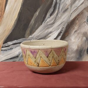 Kuvioitu kulho eli Meksiko.