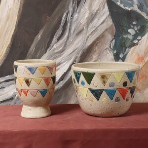 Karnevaali kuppi ja kulho